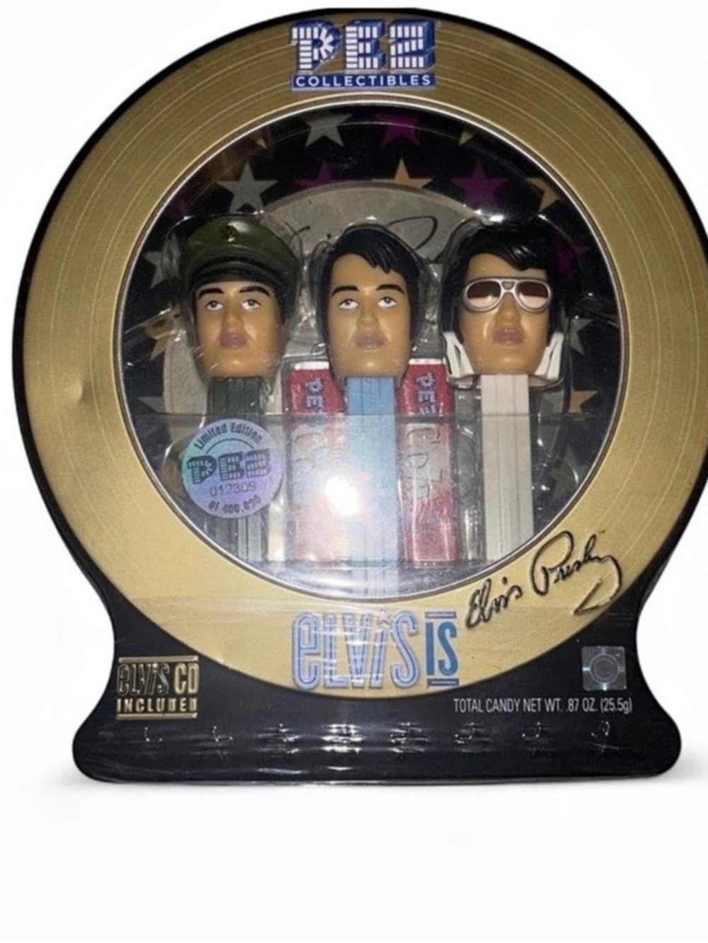 PEZ Elvis Presley Collectibles Gift Pack Tin Set